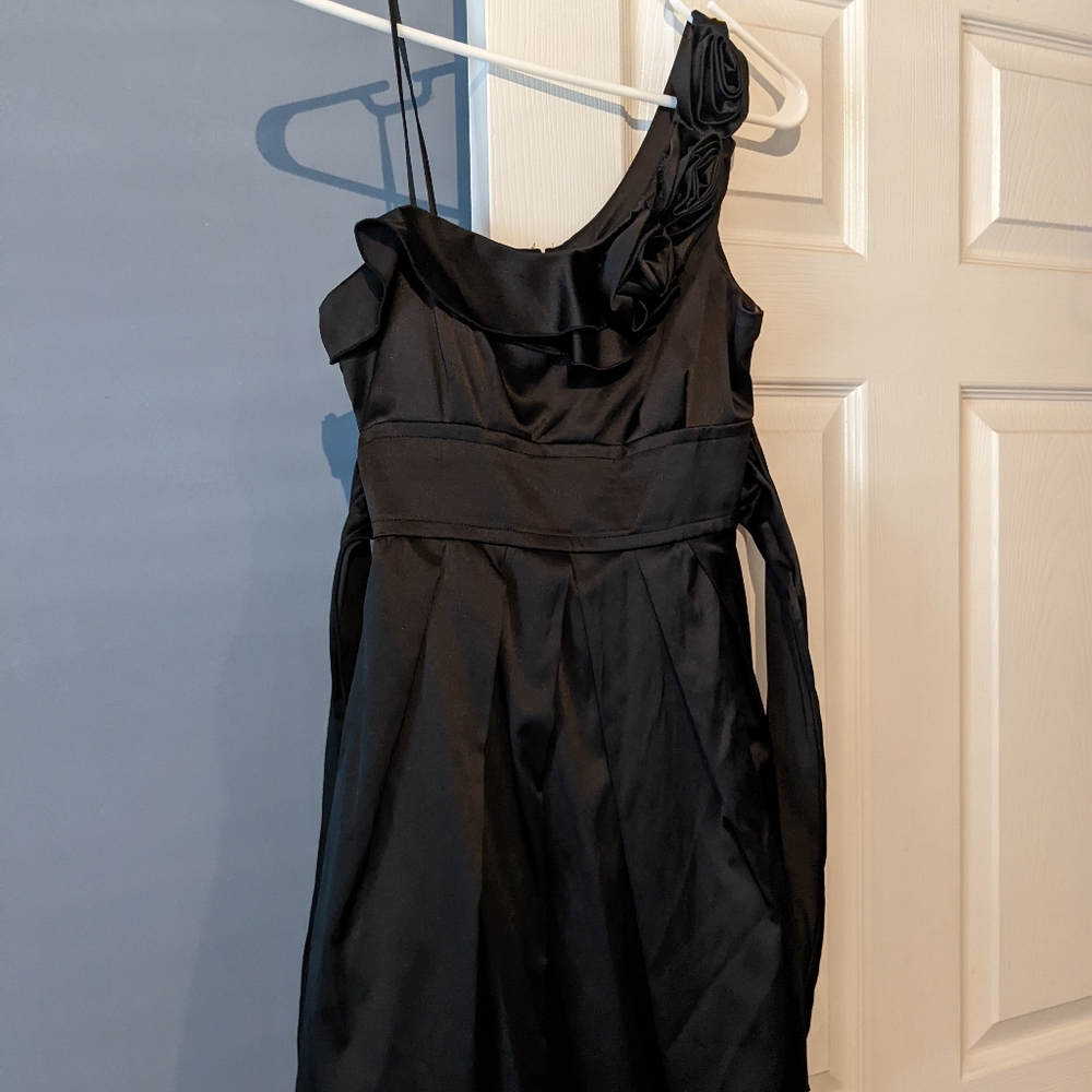 Black mini cocktail dress